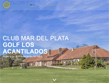 Tablet Screenshot of golfacantilados.com